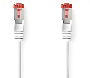Nedis S/FTP CAT6 20m bílá / Patch kabel / RJ45-RJ45 / LSZH
