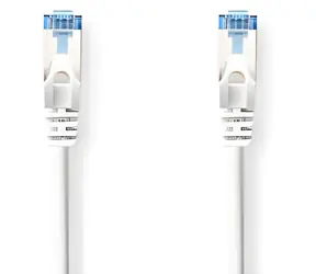 Nedis CAT6a S/FTP 15 m bílá / Síťový kabel / RJ45 - RJ45 / Snagless / LSZH