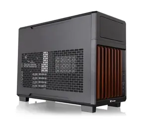 Thermaltake TR200 WS černá, dřevo / Micro ATX / 5,25" šachta / AIO 360 mm / 2x USB-A 3.2 / 1x USB-C 3.2 / bez zdroje