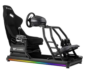 Thermaltake GR500 černá / Závodní kokpit / ocel a hliník / nosnost 120 kg / RGB