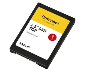 INTENSO Top SSD 2TB / 2.5" SSD / SATA III / čtení: 550 MB/s / zápis: 500 MB/s / TBW 960 TB