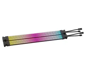 Corsair iCUE ARGB PSU Cable Strips / LED pásky na kabel zdroje / 2x 240 mm / 100 RGB LED