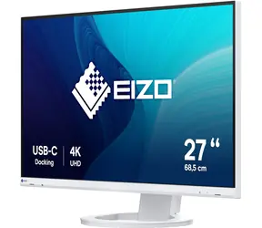 27" EIZO EV2740S FlexScan bílá / LED / 3840 x 2160 / IPS / 16:9 / 350 cd/m2 / HDMI / DP / USB-C