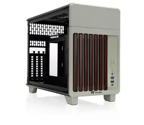 Thermaltake TR100 WS světle zelená / Mini ITX / 2x USB-A / 1x USB-C / bez zdroje