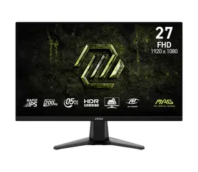 27" MSI MAG 275F E20 černá / Herní monitor / FHD / Rapid IPS / 200Hz / 0,5ms / HDMI+DP / VESA