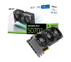 PNY GeForce RTX 5070 Ti OC / Grafická karta / 16 GB GDDR7 / 256-bit / 1x HDMI + 3x DP / 750W (16)