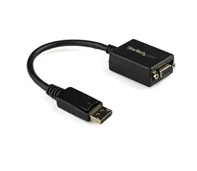 StarTech adaptér DisplayPort na VGA černá / 2048x1280 / 60 Hz