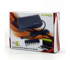N-Face / Napájecí adaptér pro notebooky / 90W / 12-24V / 8 konektorů
