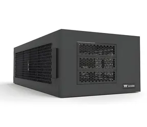Thermaltake AX100 černá / Rozšiřující komora / pro AX700 XL-ATX / PS2 zdroj / 8x HDD/SSD / 560mm radiátor
