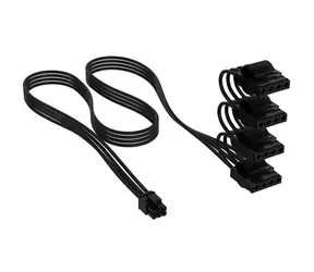 Corsair Premium Sleeved 4 Pol Molex Kabel černá / pro modulární zdroje / Type 5