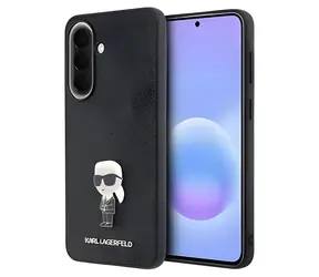 Karl Lagerfeld Fixed Glitter Metal Ikonik černá / Zadní kryt / Samsung Galaxy A57