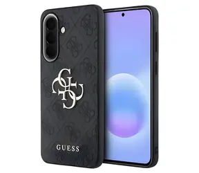 Guess 4G Metal Logo šedá / Zadní kryt / PU / pro Samsung Galaxy A57