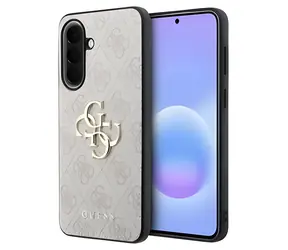 Guess 4G Metal Logo růžová / Zadní kryt / PU / pro Samsung Galaxy A57