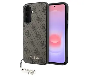 Guess 4G Charm hnědá / Zadní kryt / Samsung Galaxy A37
