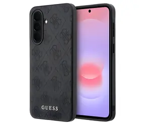 Guess PU 4G Metal Logo pro Samsung Galaxy A37 šedá / Zadní kryt / PU koženka / 4G monogram / kovové logo