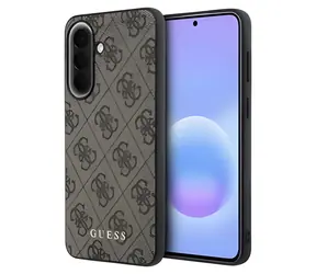 Guess PU 4G Metal Logo pro Samsung Galaxy A57 hnědá / Zadní kryt / PU koženka / 4G monogram / kovové logo