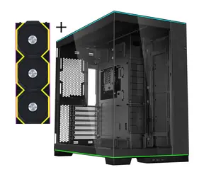 Lian Li O11D EVO RGB černá + 3× UNI FAN SL Wireless 120 mm / PC skříň / Mid Tower / Tempered Glass / ARGB PWM