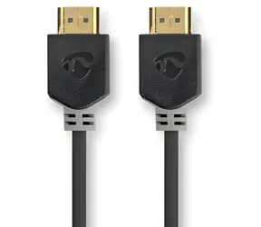 Nedis Ultra High Speed HDMI 5 m antracitová / Kabel HDMI / 8K 60 Hz / 48 Gbps / Ethernet