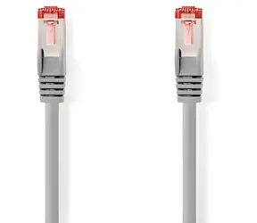 Nedis CAT6 šedá / Patch kabel / S/FTP / RJ45 - RJ45 / 20 m / LSZH