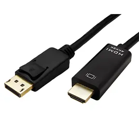 Roline DisplayPort - HDMI 3m / Kabel / DP(M) - HDMI(M) / 4K 60Hz / tenký