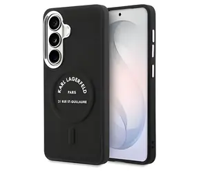 Karl Lagerfeld PU RSG Logo černá / Zadní kryt / Samsung Galaxy S26+ / Magnetický / PU kůže