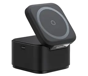 Baseus MagPro 3v1 Cosmic Black / Magnetická bezdrátová nabíječka / 25W