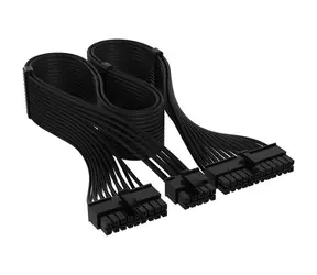 Corsair Premium Sleeved 24-Pin ATX kabel černá / pro modulární zdroje / Type 4 / 610 mm