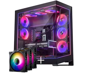 PHANTEKS NV9 MK2 černá / PC skříň Full Tower / E-ATX / DRGB / Tempered Glass / vč. 3× M25 Gen2 140 mm + DRGB Kit
