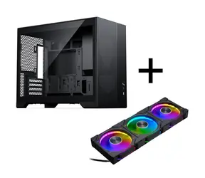 PHANTEKS XT M3 černá / PC skříň / Micro-ATX / + 3× ventilátor D30 PWM D-RGB 120 mm