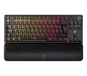 Corsair K70 Core TKL černá / Herní klávesnice / bezdrátová / mechanická / Corsair MLX Red / RGB / DE Layout