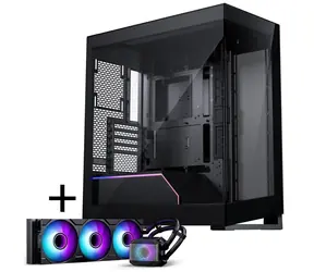 PHANTEKS NV5 MK2 + Glacier One 360M25 Gen2 černá / Sada / PC skříň E-ATX + AiO vodní chladič 360mm / DRGB