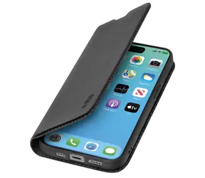 SBS Book Wallet Lite pro Apple iPhone 15 Pro černá / Pouzdro / Flip design