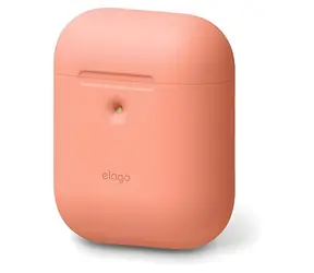 Elago Silicone Case broskvová / Pouzdro / AirPods (2. generace) / silikon