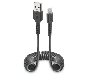 SBS černá / Datový kabel / USB-A - Lightning / MFI / 10 W / 1 m