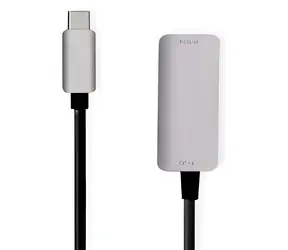 USB-C™ Adaptér | USB 3.2 Gen 1 | USB-C™ Zástrčka | Výstup HDMI™ | 8K@60Hz | 0.20 m | Kulatý | Poniklované | PVC | Stříbr