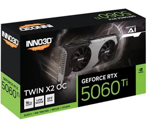 INNO3D GeForce RTX 5060 Ti Twin X2 OC 16GB / Grafická karta / 16GB GDDR7