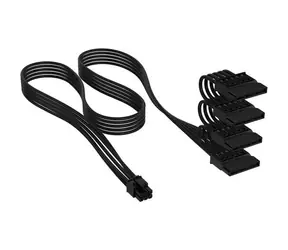 Corsair Premium Sleeved SATA Kabel černá / pro modulární zdroje / Type 5