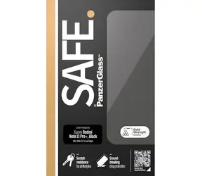 PanzerGlass SAFE pro Xiaomi Redmi Note 13 Pro+ 5G černá / Tvrzené sklo / UWF