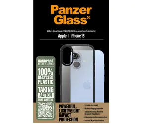PanzerGlass HardCase černá / Pouzdro / iPhone 16 / TPU