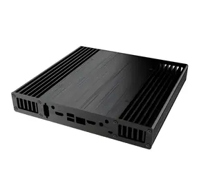Akasa Plato X7D UCFF černá / Mini ITX / možnost pověšení na zeď / hliník / OEM / bez ventilátoru
