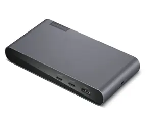 Lenovo USB-C Dock / Dokovací stanice / HDMI / DisplayPort / 3x USB-A + 2x USB-C 3.2 Gen2 / šedá