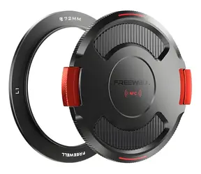 Freewell Real Locking 72 mm / Magnetický kroužek / s magnetickou krytkou NFC / hliník