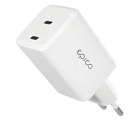 Epico UltraBoost EA45 GaN bílá / Síťový adaptér / 45 W / USB-C