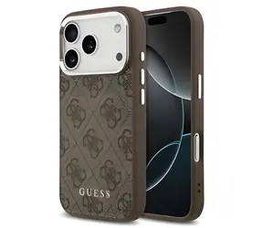 Guess 4G MagSafe hnědá / Zadní kryt / iPhone 17 Pro