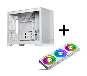 PHANTEKS XT M3 bílá / PC skříň / Micro-ATX / + 3× ventilátor D30 PWM D-RGB 120 mm