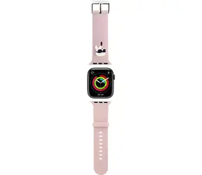 Karl Lagerfeld Karl Head NFT růžová / Řemínek pro Apple Watch 38/40/41 mm