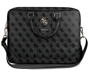 Guess PU 4G Metal Logo šedá / Taška na notebook / 15-16"