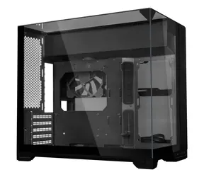 Lian Li O11 Vision-M černá / PC skříň / Micro-ATX / Tempered Glass