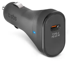 SBS černá / Autonabíječka / USB-C / PD 65 W