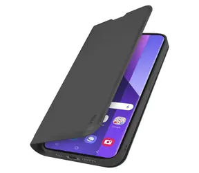 SBS Book Wallet Smooth pro Xiaomi Redmi Note 13 Pro+ 5G černá / Pouzdro / Flipové / Sametový povrch / Stojánek